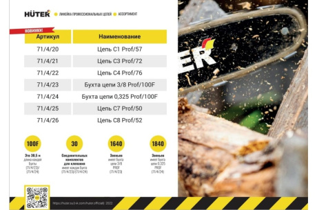 Купить Цепь C4 Prof/76 20"  0.325"  1.5 мм; 76 звеньев для BS-52  BS-62 Huter 71/4/22 фото №11