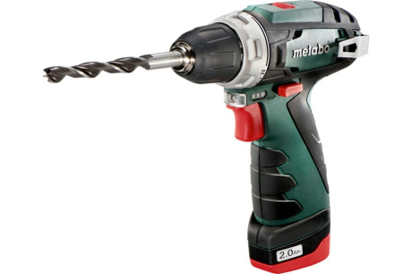 Купить Дрель-шуруповерт аккумуляторная Metabo PowerMaxx BS Basic  600984000  12В 2х2Ач Li-Ion 2 АКБ и ЗУ фото №1