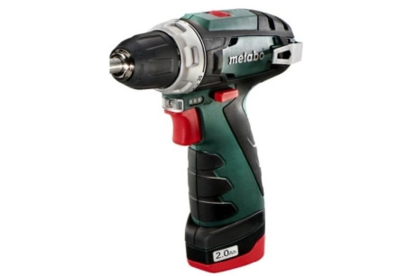 Купить Дрель-шуруповерт аккумуляторная Metabo PowerMaxx BS Basic  600984000  12В 2х2Ач Li-Ion 2 АКБ и ЗУ фото №7