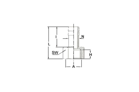 Купить Переходник GAV 1227/1 F1/4"  на елочку 6мм  16460 фото №2