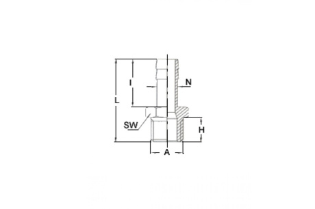 Купить Переходник GAV 1233/2 370/1 М1/4"  на елочку 6мм  10074 фото №2