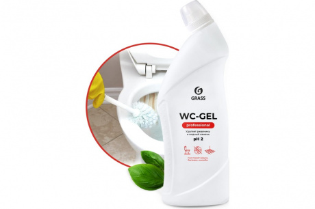 Купить Средство чистящее GRASS для ванной комнаты WC-GEL Professional 750 мл фото №1