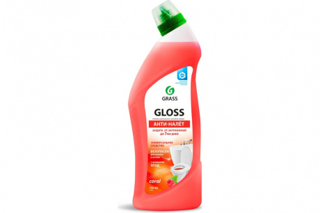Купить Гель чистящий для ванны и туалета GRASS "Gloss coral" 125547 фото №1